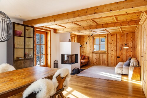 Ferienwohnung 'Chalet Flocke - Sternschnuppe' mit Bergblick, Balkon und WLAN
