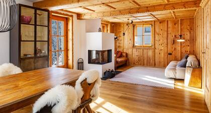 Ferienwohnung 'Chalet Flocke - Sternschnuppe' mit Bergblick, Balkon und WLAN
