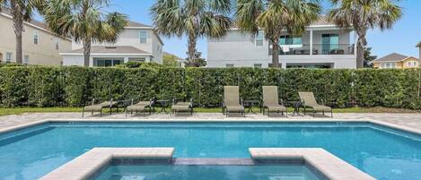 Indoor pool, a heated pool