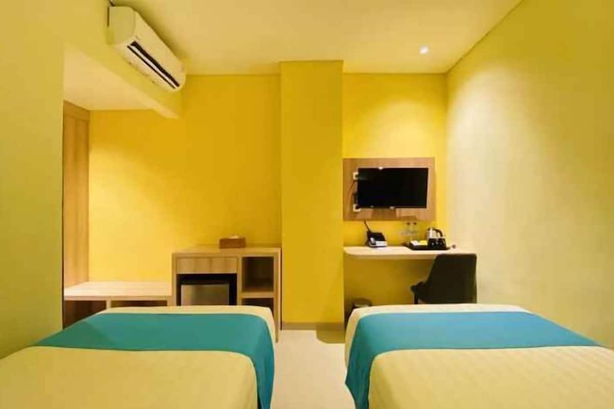 1 slaapkamer, luxe beddengoed, een minibar, een kluis op de kamer