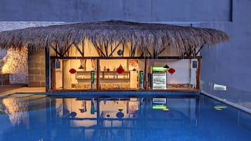 Bar en bord de piscine