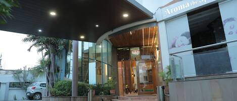 Façade de l’hébergement