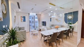 Living area - Vinhome Time City Full Service Apartment (Hanoi)