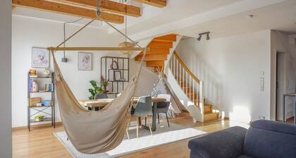 Familienfreundliche Maisonette-Wohnung für 6 Personen im Herzen von Mering