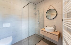 Shower, hair dryer