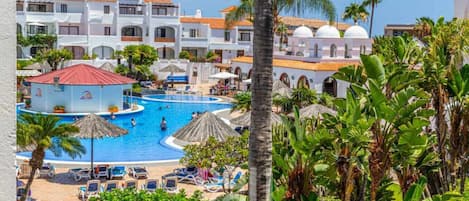 Una piscina riscaldata