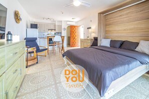 1 bedroom, iron/ironing board, travel crib, free WiFi