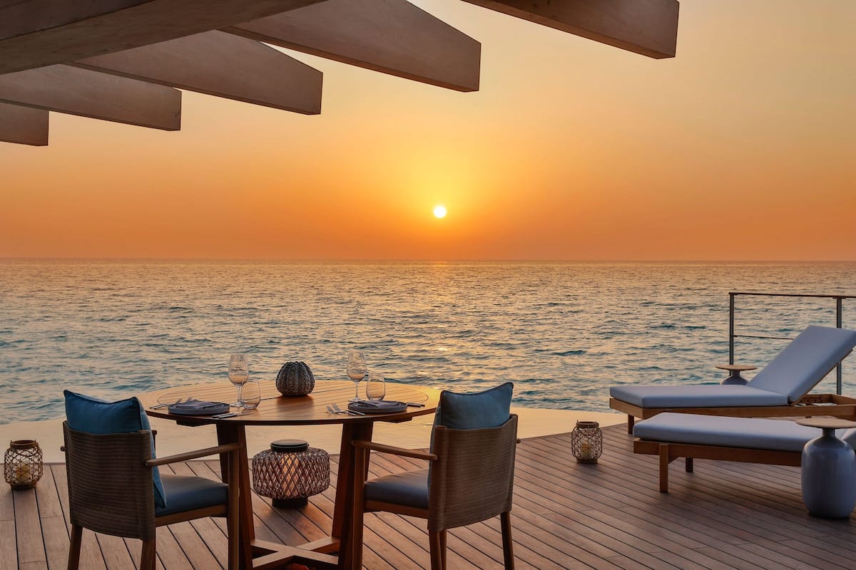 Villa, 2 Bedrooms, Overwater | 1 bedroom, Frette Italian sheets, premium bedding, minibar