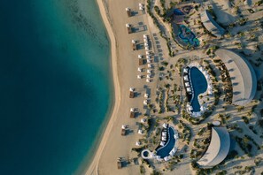 2 outdoor pools, open 9:00 AM to 6:00 PM, pool umbrellas, sun loungers - The St. Regis Red Sea Resort (Umluj)