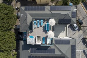 Apartamento panorâmico, 2 quartos, terraço, vista para a cidade | Terraço/pátio
