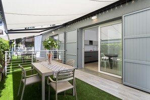Apartment, 2 Bedrooms, Patio, Garden View | Terrace/patio - Appartamenti le Vele - Siroli Collection (Cervia)