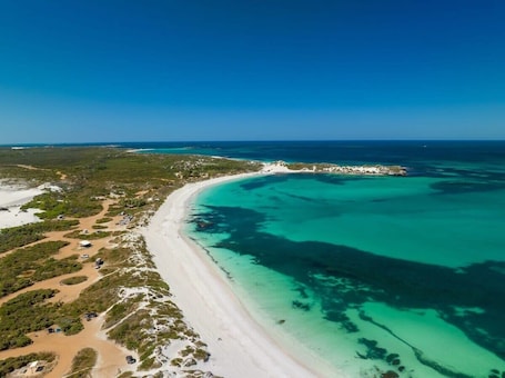 Beach. Hill River Nature Reserve by Tiny Away