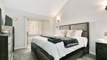 2 bedrooms, iron/ironing board, travel crib, WiFi