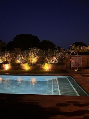 Outdoor pool, a heated pool - Belle Villa 6/7 Pers, Piscine Privée Cala Rossa, Proche des Plages (Lecci)
