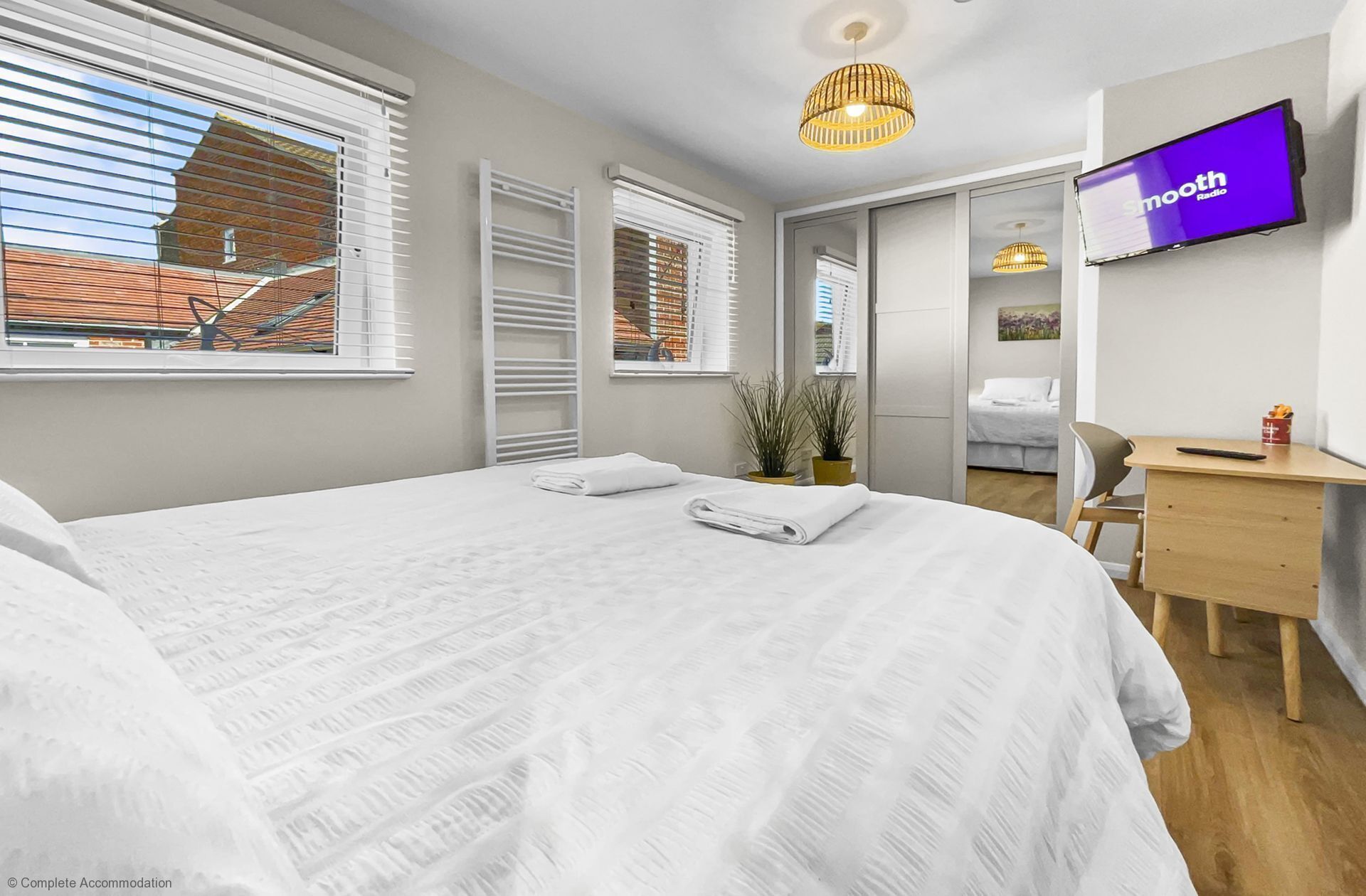 2 bedrooms, iron/ironing board, travel cot, free WiFi