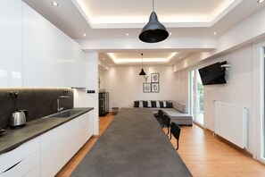 Private kitchen - Modern Family Apartment near Acropolis (Athens)