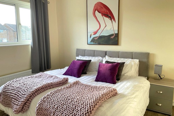 Comfort House | 3 bedrooms, laptop workspace, iron/ironing board, WiFi (free)