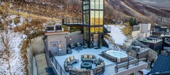Ski Adventures Meet Rooftop Hot Tub Bliss