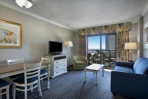 TV - 6th Floor Angle Oceanfront One Bedroom Condo (Myrtle Beach)