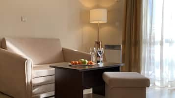 Apartamento, 1 quarto, sacada | Opções para refeição