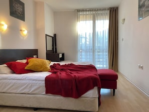 Apartamento, 1 quarto, sacada | 1 quarto
