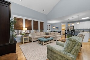 Televisión, chimenea