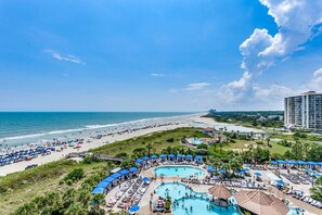 Pool - Seaside Elegance: Oceanfront 5BR/5BA, Sleeps 14 (North Myrtle Beach)