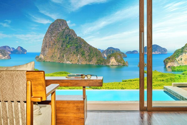 Villa, 2 Bedrooms (Pool) | View from room