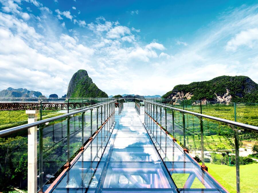 Vue depuis lâhĂ©bergement