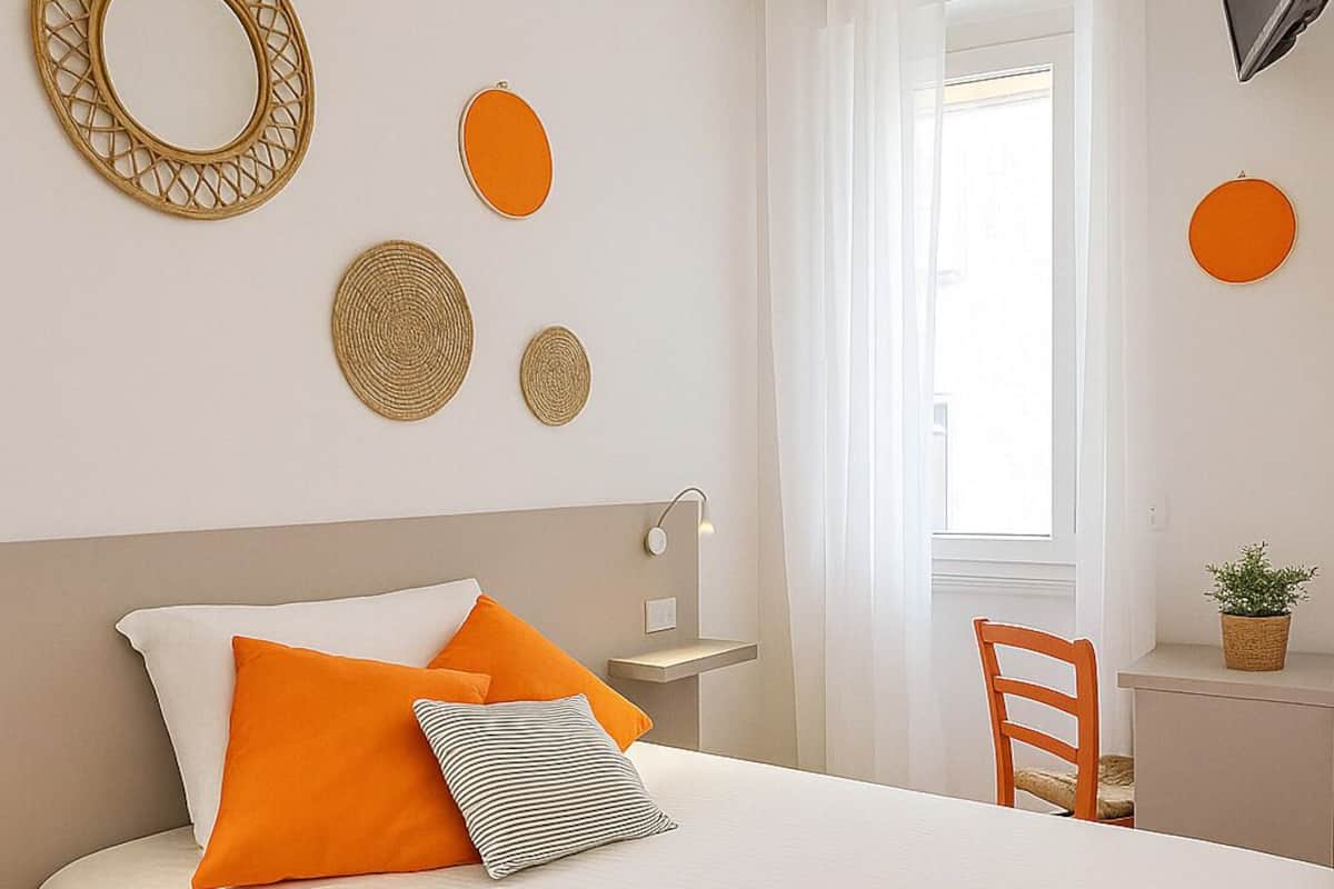 Business-rum - 1 dubbelsäng | 2 sovrum, skrivbord, arbetsyta för laptop och mörkläggningsgardiner