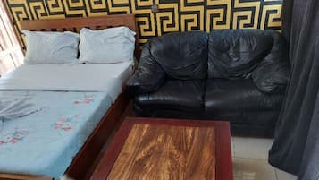 1 bedroom, iron/ironing board, bed sheets