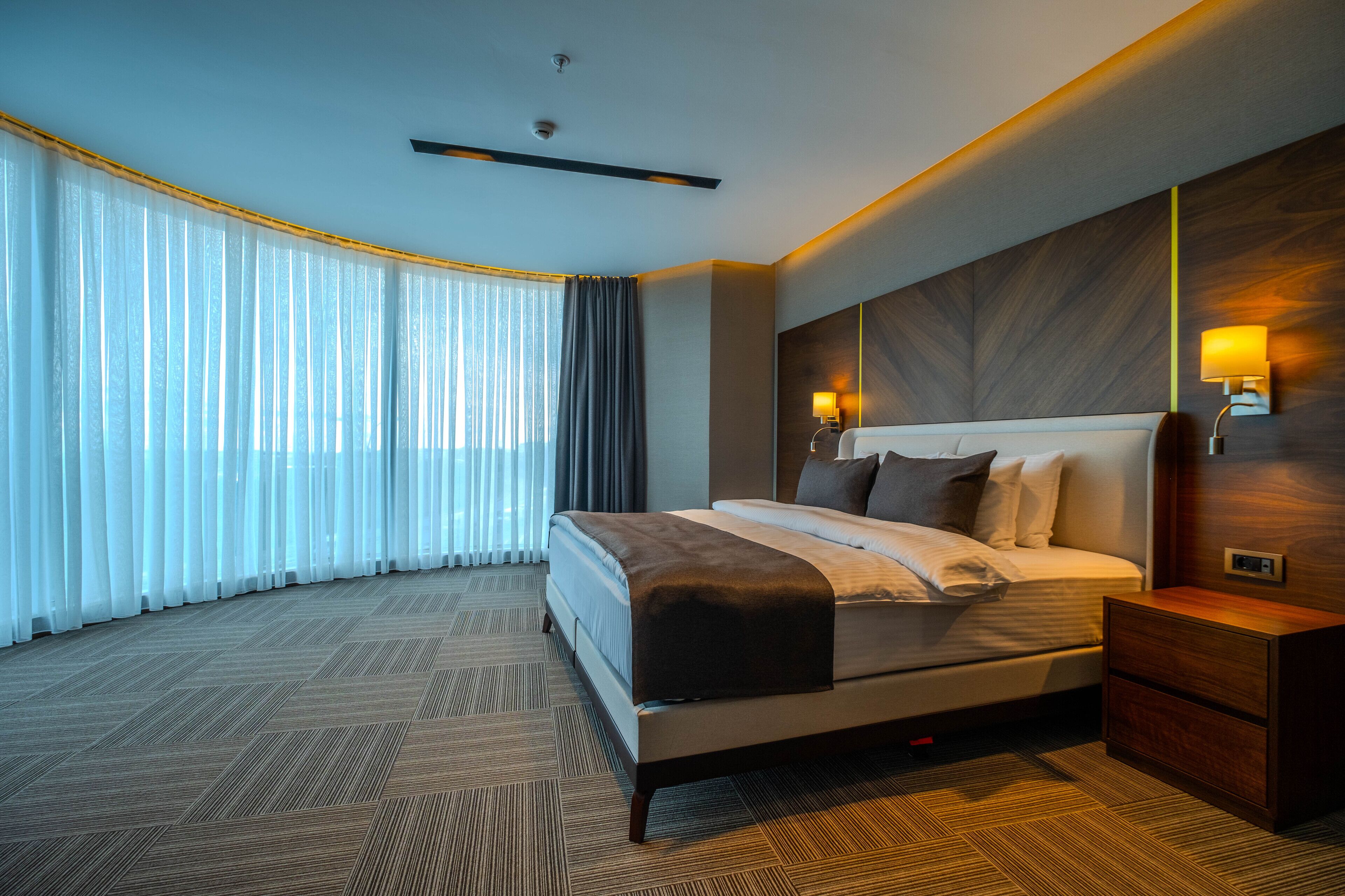 Chambre Panoramique | Minibar, coffres-forts dans les chambres