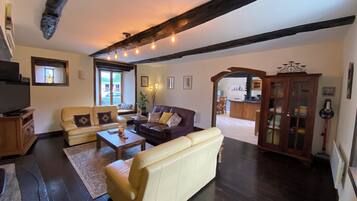 TV connectée, cheminée