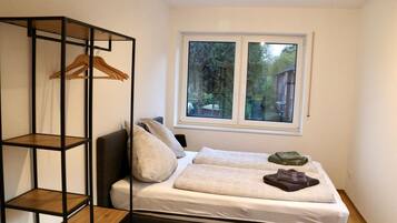 1 Schlafzimmer, Reisekinderbett, WLAN, Bettwäsche