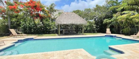 Una piscina climatizada