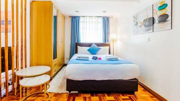 1 bedroom, WiFi, bed sheets