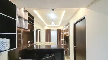 Apartment | Private kitchen | Full-size fridge, stovetop