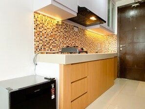 開放式客房 | 私人廚房 | 大型冰箱、爐台