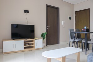 Living area - Modern And Compact Designed 1Br At Ciputra International Apartment (Jakarta)
