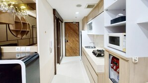 Căn hộ | Bếp riêng | Tủ lạnh, bếp nấu 