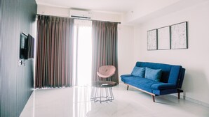 Apartment | Living area - Wonderful And Homey 3Br Sky House Bsd Apartment (Pagedangan)
