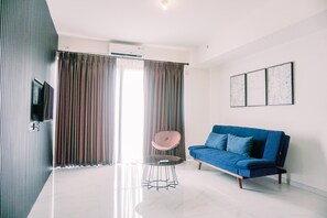 Apartment | Living area - Wonderful And Homey 3Br Sky House Bsd Apartment (Pagedangan)
