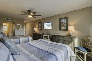 2 bedrooms, desk, iron/ironing board, WiFi