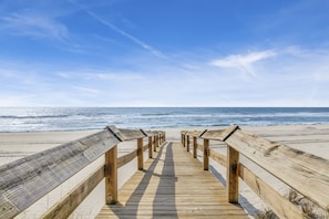 On the beach