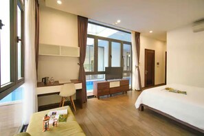 7 Schlafzimmer, Schreibtisch, Bügeleisen/Bügelbrett, kostenloses WLAN