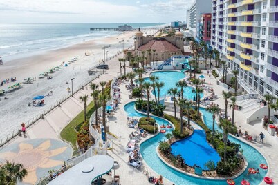 Newly Renovated Paradise: Direct Oceanfront 3BR @ The Wyndham Ocean Walk Resort