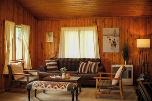 TV, DVD player - Big sky aurora! Stunning views. On-Site Sled Dog tour available! (Fairbanks)