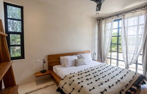 1 bedroom, WiFi, bed sheets - Appartement Bohème Romantique Avec Piscine, Wifi Rapide, au Coeur de La Veleta (Tulum)