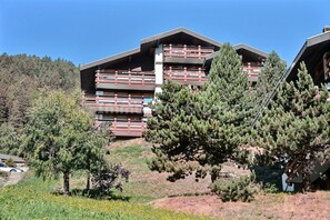Exterior - Comfortable flat for 6 people, living room, kitchen area with dishwasher, 1 double bedroom, 2 2-bedr (Grimentz)