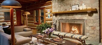 Log lodge estate in northern Michigan. A one of a kind up north experience.